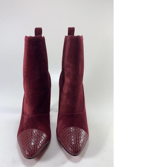 Me in the 90s Snakeskin Tanin Burgundy embossed abstract 100mm d711 - Picture 12 of 12